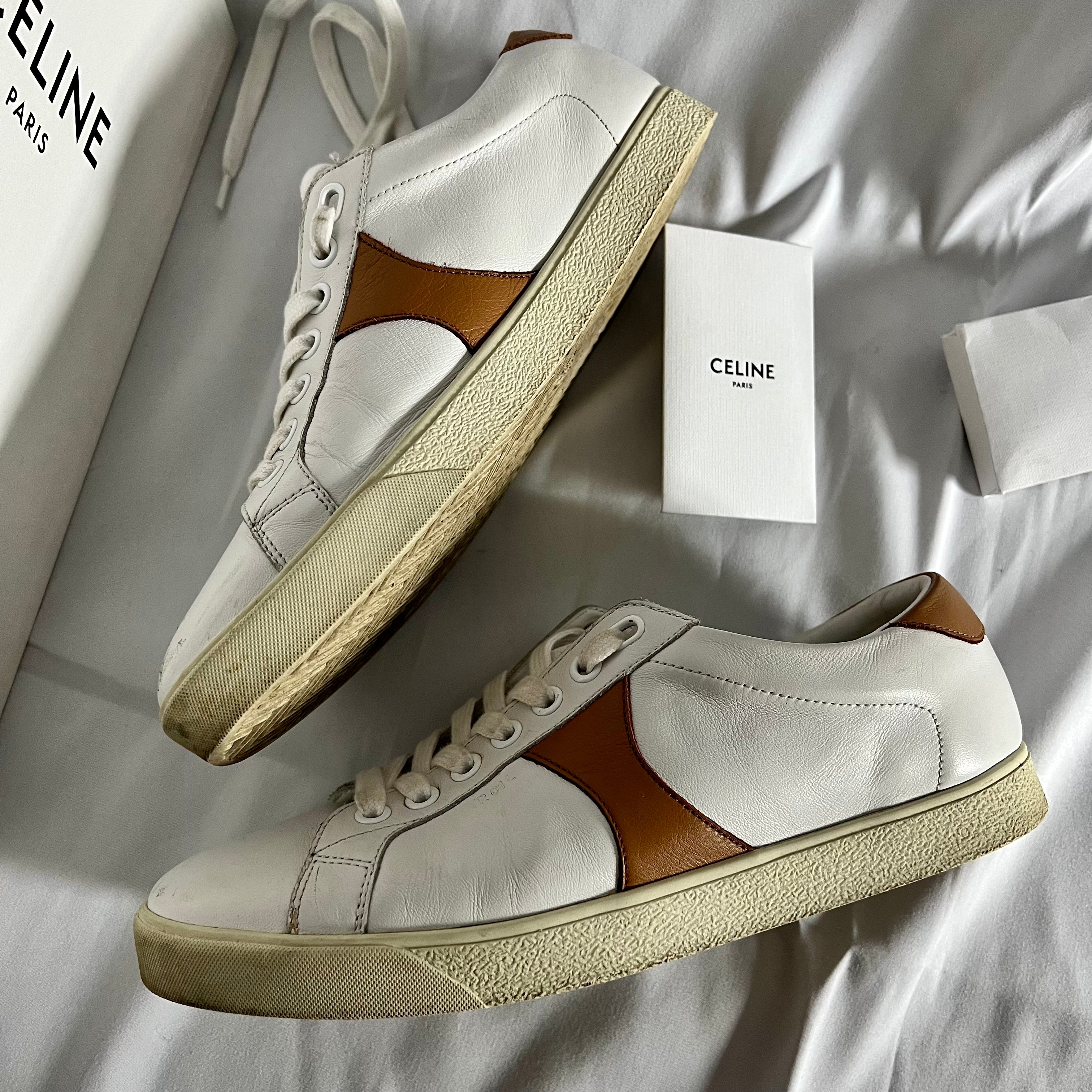 Celine triomphe low lace up sneaker sale